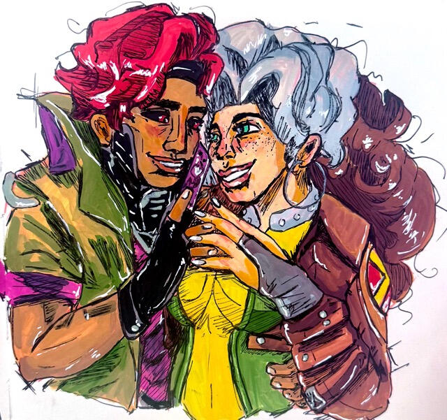 Marvel Rivals Rouge and gambit